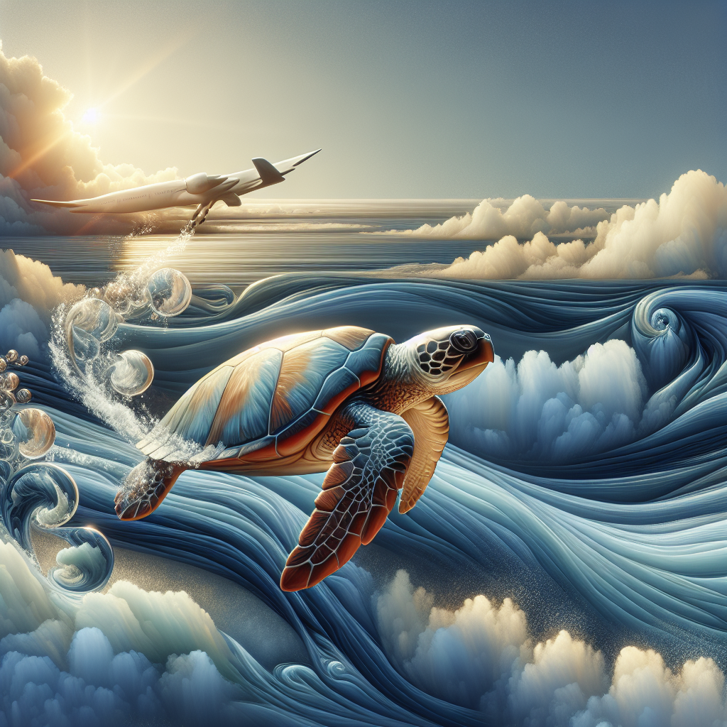 “Loggerhead Turtle Survives Storm Goretti, Flies First-Class to UK Rehab”
