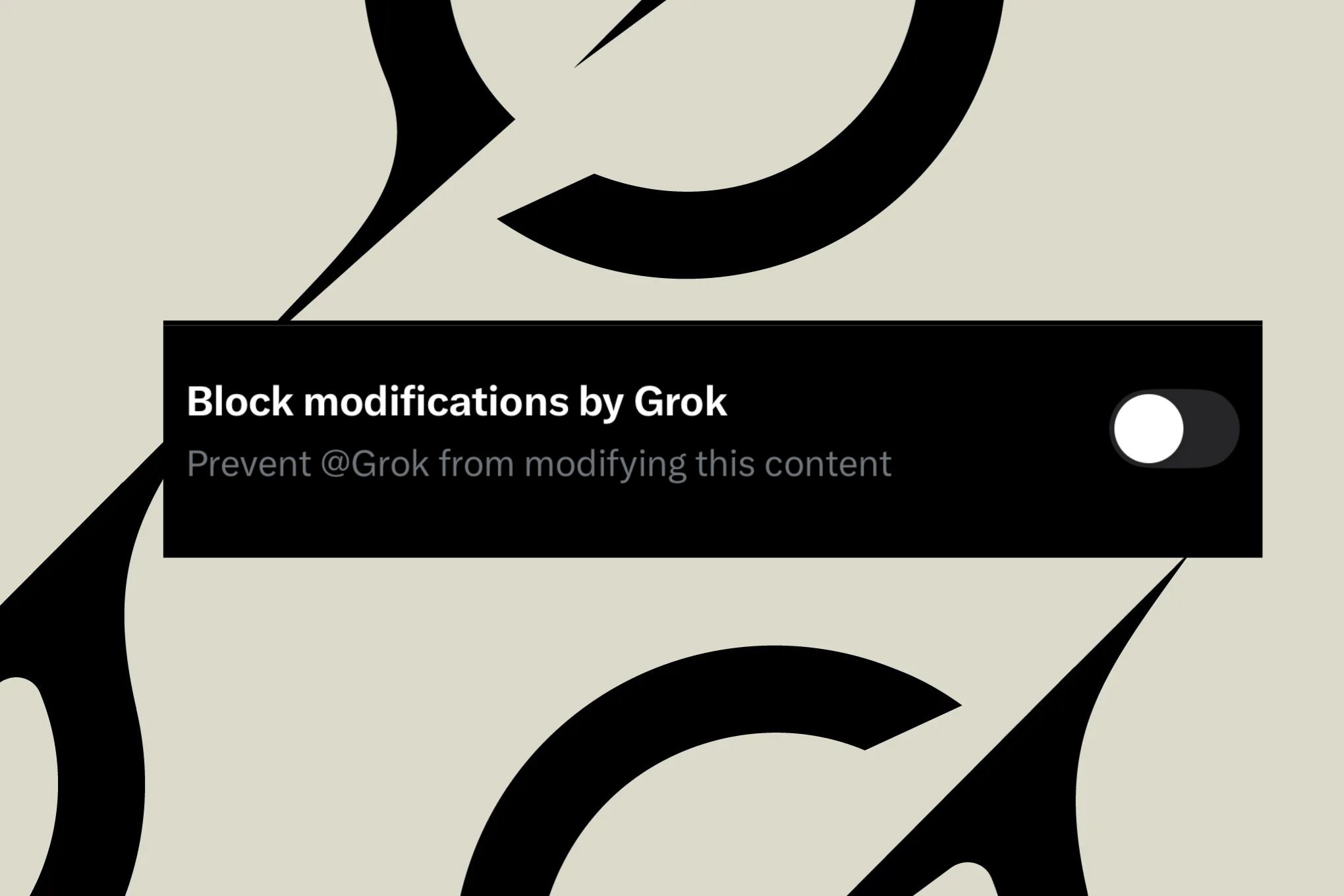 X says you can block Grok from editing your photos