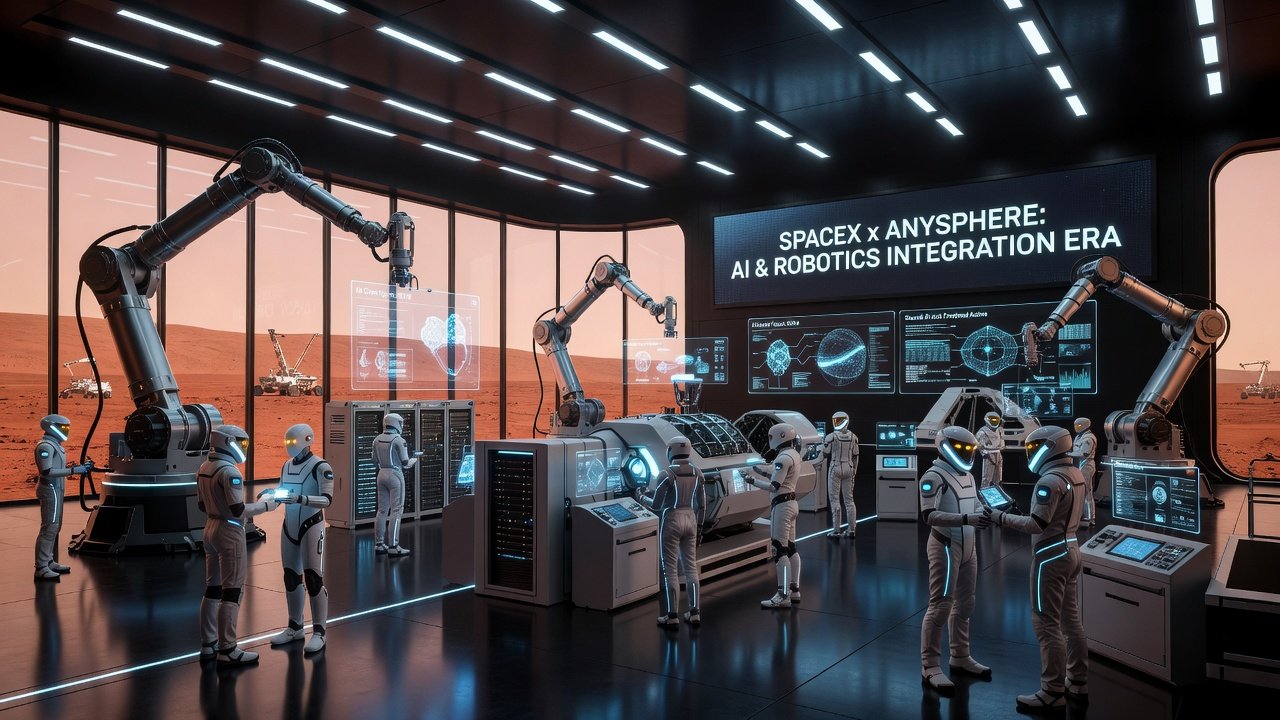 SpaceX Acquires Cursor Maker Anysphere for $60 Billion as Enterprise AI and Robotics Converge
